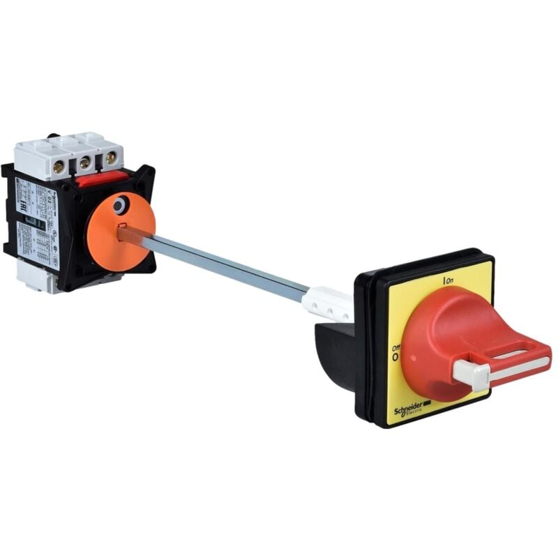 Vccd2 Schneider - Inter Sectionneur 3p 40a - Montage Rail Din + Poignée Sur Porte Trou ø22,5 - Tesys Vario Vccd