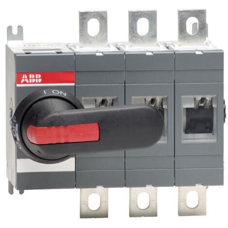 Interrupteur-sectionneur triphasé 400 A avec commande de porte OT400E03P 1SCA022718R8780