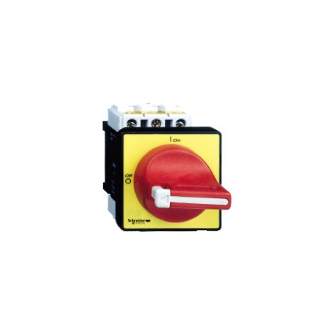 Interrupteur-sectionneur VCD - 3P - 690 V 25 A - poignée rouge cadenassable - VCD0