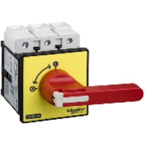 Interrupteur-sectionneur VCF - 3P - 690 V 125 A - crosse rouge cadenassable - VCF5
