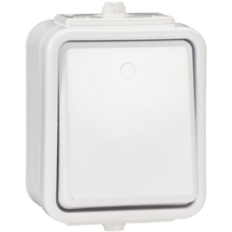 Interrupteur simple blanc 1P CEDAR
