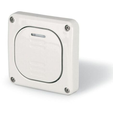 Interrupteur simple encastré 10AX M95, IP66, gris, PROTECTA