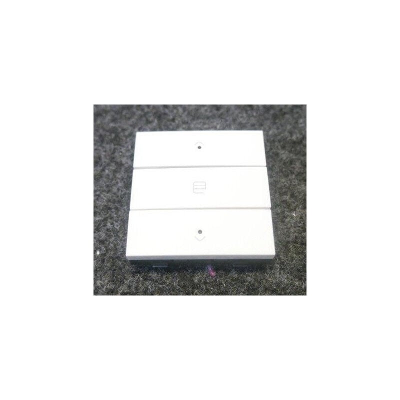 Niko - Interrupteur simple pour volets roulants 1 poste 2 modules avec touche triple Original blanc sans plaque Home Control