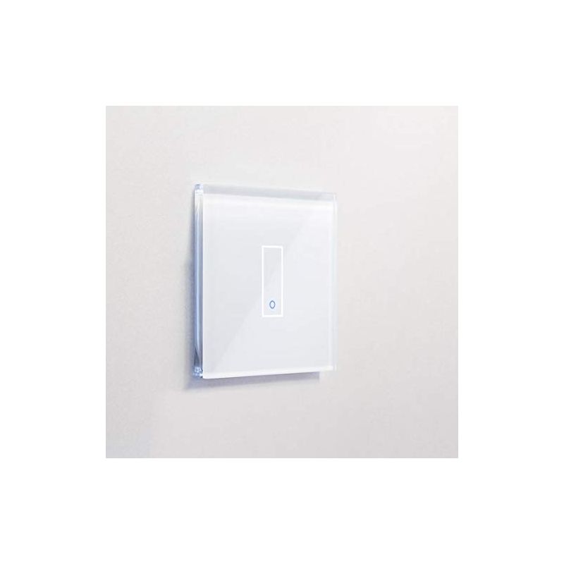 Smart switch modèle E1 -simple inrerrupteur wi-fi facile à installer pour l'automatisation de votre maison. blanc - Iotty