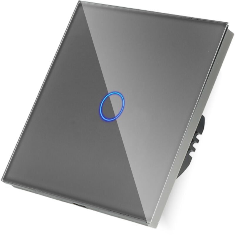 Interrupteur tactile simple Wi-Fi Gris uniquement Live Line