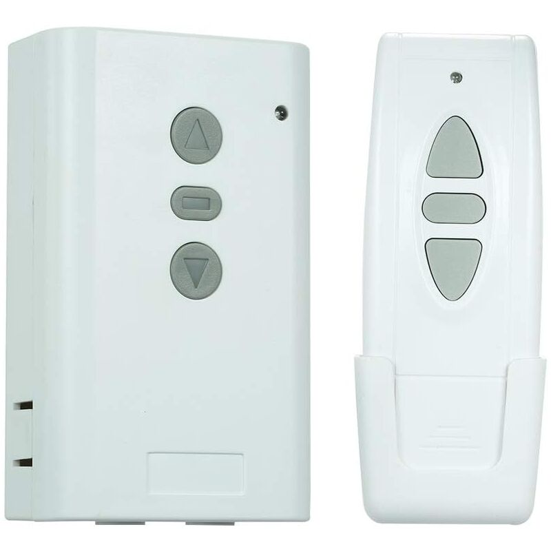 Interrupteur Télécommande sans Fil,Récepteur AC220V 433MHz,Type d'apprentissage Contrôleur,Bidirectionnel 3 clé RF émetteur,Commande à Distance pour