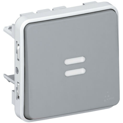 Interrupteur témoin câblage Plexo composable IP55 - Gris - 069514 - Legrand