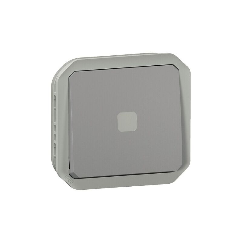 Interrupteur temporisé lumineux composable étanche Plexo anthracite Legrand