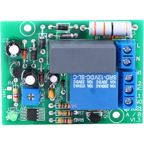 Interrupteur Temporisé 220V avec Relais pour Protection des Appareils Électriques