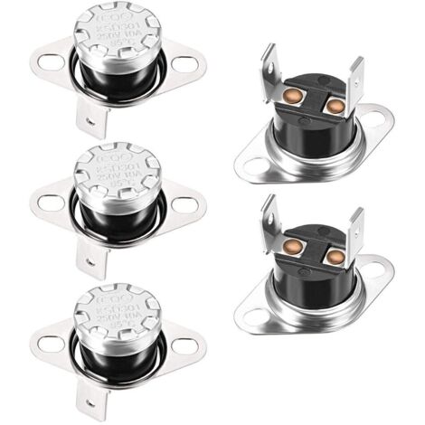 Interrupteur Thermostat KSD301 - 5 Pièces - 95°C Normalement Fermé - 250V 10A - Protection Surchauffe