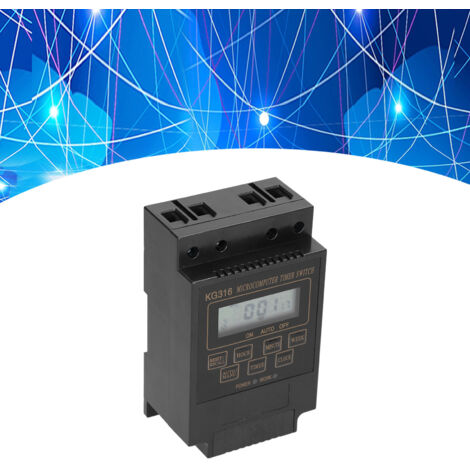 Interrupteur Timer Programmable KG316T 10A 110V Contrôleur Automatique pour Lampes Extérieures et Équipements Électriques