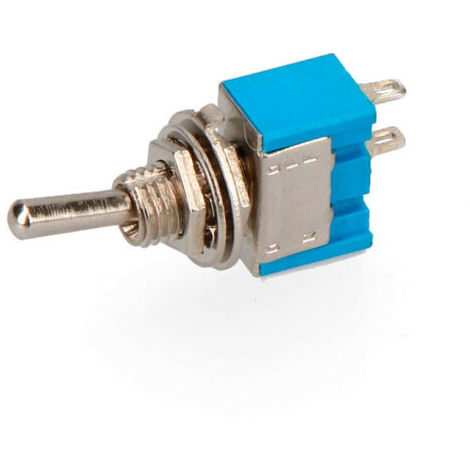 Interrupteur unipolaire 3a métallique mini