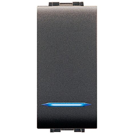 Interrupteur unipolaire A lectrocanaux Mylife 4012 avec LED compatible avec Btcino