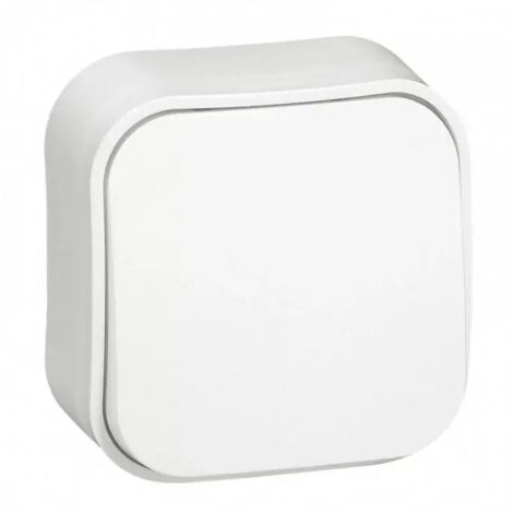 Interrupteur unipolaire Forix blanc IP20 782400