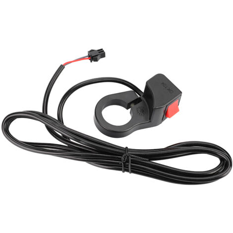 Interrupteur universel pour guidon de vélo électrique et scooter - Commutateur marche/arrêt pour phare avant
