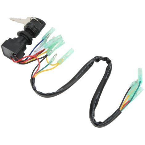 Interrupteur universel pour moteur hors-bord avec clé - Boîtier de commande étanche marine