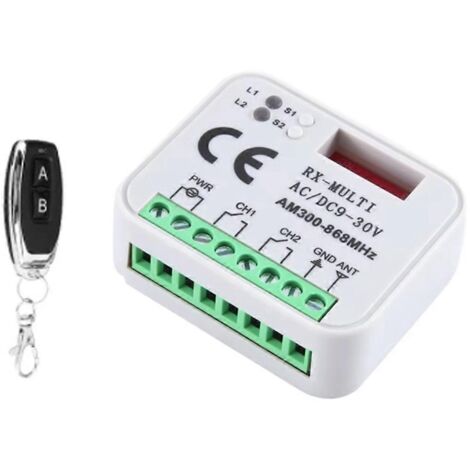 Interrupteur universel pour ouvre-porte de garage avec télécommande RXWhite