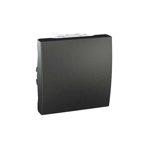 Interrupteur va-et-vient 10A graphite 2 modules bornes auto sans support ni plaque UNICA SCHNEIDER ELECTRIC MGU3.203.12