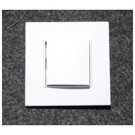 Interrupteur va-et-vient 16A blanc polaire complet avec support et plaque ALTIRA SCHNEIDER