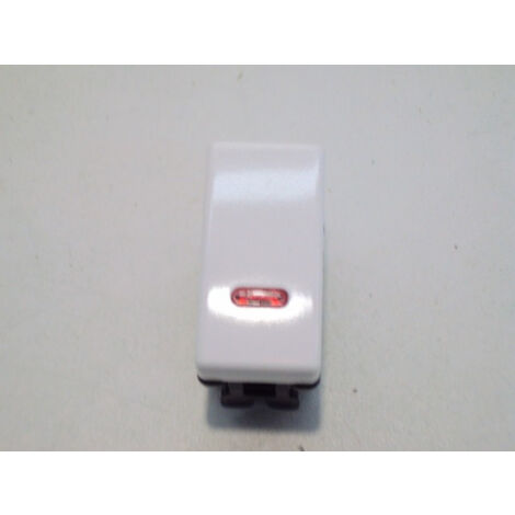 Interrupteur va et vient a temoin etroit blanc SIMON 27202-64