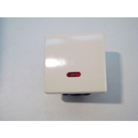 Interrupteur va et vient a temoin large ivoire SIMON 27202-62