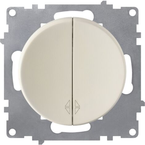 Interrupteur va-et-vient, double - beige