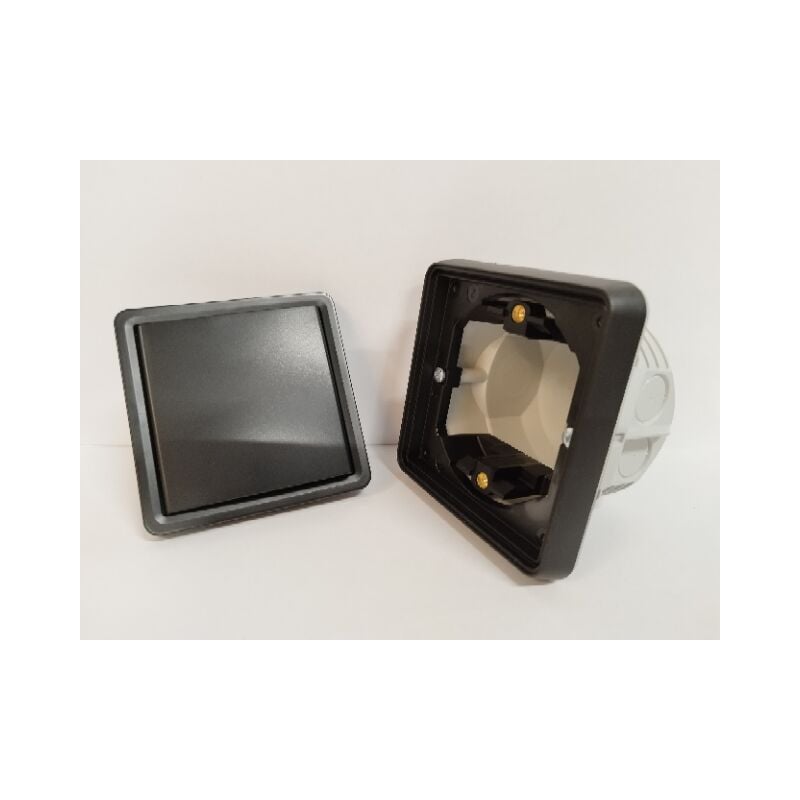 Niko - interrupteur va-et-vient hydro étanche encastre noir