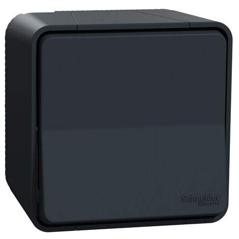 Interrupteur va-et-vient MUREVA STYL connexion automatique gris - SCHNEIDER ELECTRIC - MUR35021