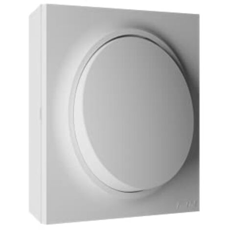 Interrupteur va et vient complet blanc – Installation encastrée ou en saillie – 10A 2700W – ABS blanc brillant – 28308052 – Fontini