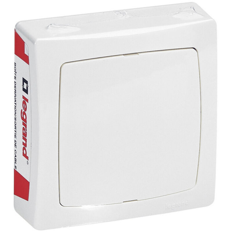 Legrand - Boîte de dérivation et sortie de câble Appareillage Saillie - Blanc