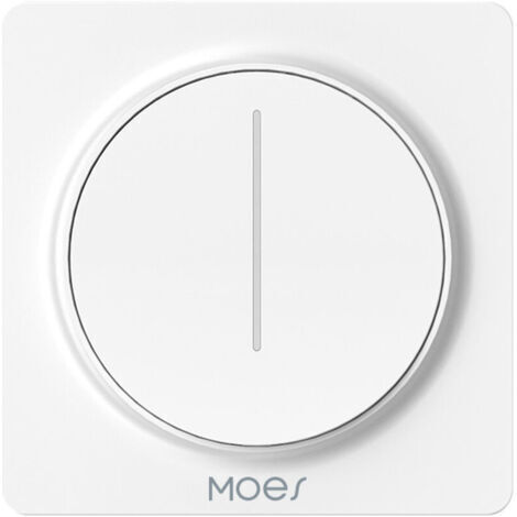 Interrupteur variateur intelligent Tuya Wi-Fi/Zigbee, interrupteur mural tactile, télécommande par application, compatible avec Tuya, Smart Life (Wi-Fi)
