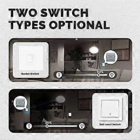 Interrupteur variateur intelligent Zigbee Graffiti pour la maison, marche/arrêt, contrôle à distance via application, minuterie, variateur intelligent