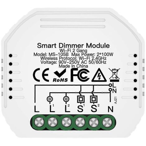 Interrupteur variateur LED WiFi intelligent DIY à 2 voies