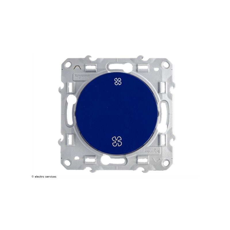 Schneider Electric - Interrupteur vmc Schneider Odace Finition: Cobalt