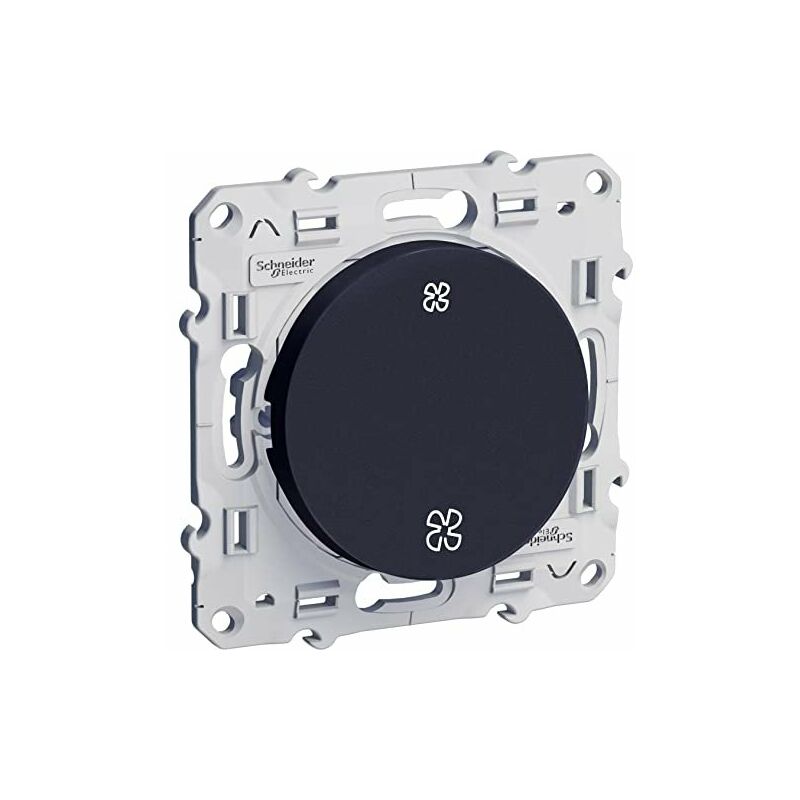 Schneider Electric - odace, interrupteur vmc anthracite, sans position arrêt, à vis - S540233