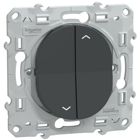 interrupteur - volets roulant - anthracite - schneider electric s340208
