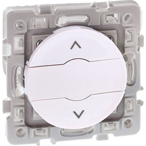 Doigt D'interrupteur Pour Volet Roulant Legrand 85614 & 85000 + Plaque Blanche - Occasion Fonctionnelle