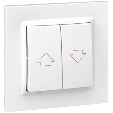 INTERRUPTEUR VOLETS ROULANTS BLANC