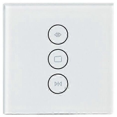 Interrupteur WiFi pour volets roulants, compatible avec Alexa et Google Home, interrupteur tactile WiFi, minuterie et partage. Besoin d'une ligne neutre 