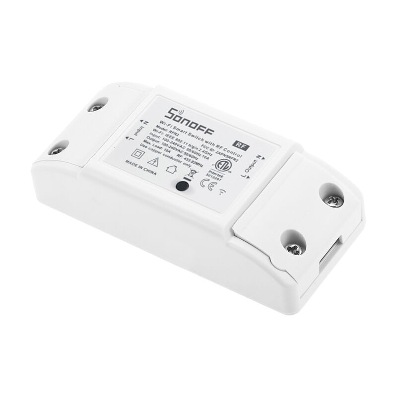 Lifcausal - Interrupteur Wifi rf rf 433 MHz Fonctionne avec Alexa pour Google Home Interrupteur sans fil 10 A/2200 w avec fonction de synchronisation