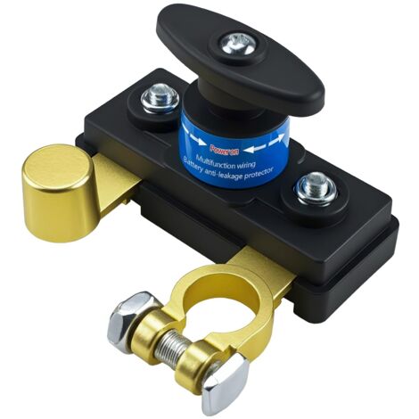 Interrupteurs de déconnexion de batterie 12 V/24 V, interrupteur d'arrêt de batterie à usage intensif, interrupteur universel à déconnexion rapide pour automobiles, camping-cars et bateaux (1 paquet)