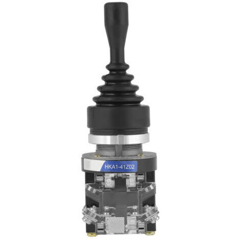 Interrupteurs Sélecteurs rotatif avec Bouton HKA1-41Z02 Commutateur 2NO Retour 2 Positions Joystick Momentané Joystick pour Champ de Sécurité d'Automatisation