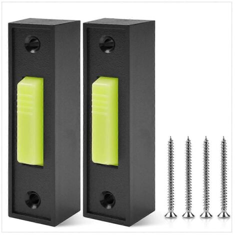 interrupteurs universels pour ouvre-porte de garage 41A4166, bouton-poussoir mural lumineux, finition noire.