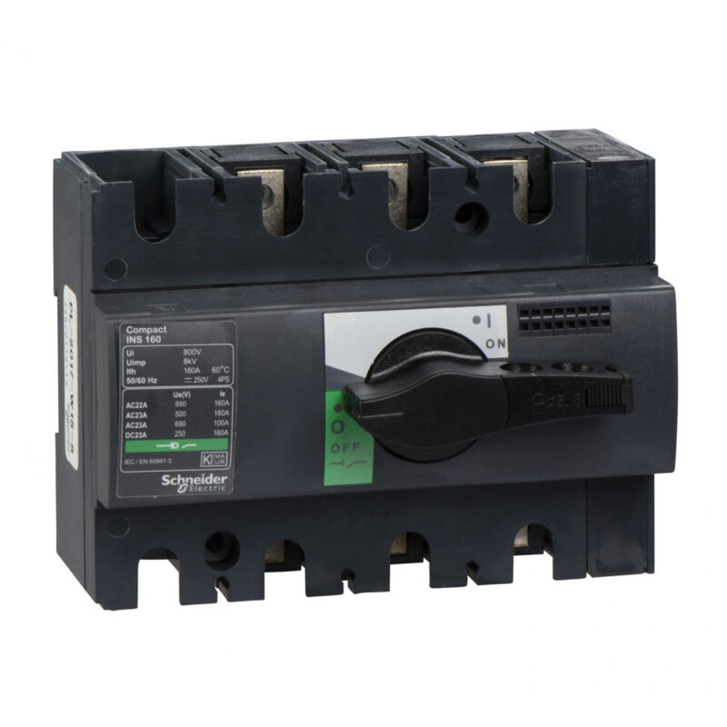 Schneider Electric - Interrupteursectionneur Interpact INS160 3P 160 a - 28912