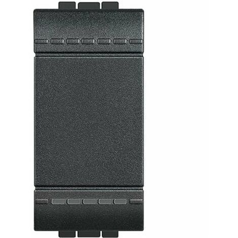 Interruptor estrecho Bticino serie Livinglight L4001A antracita