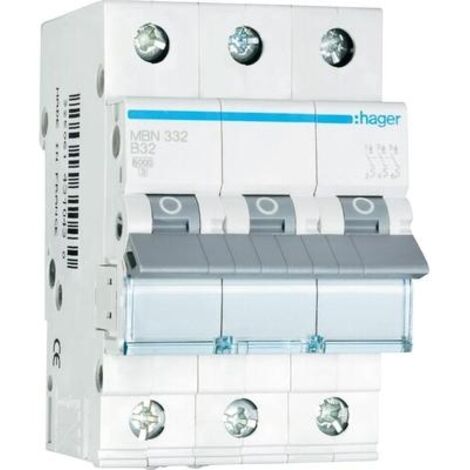 Interruptor 32a característica b 3 polos 6kA