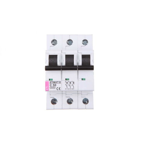 Interruptor automático 3P C 50A 6kA CA ETIMAT10 002135721