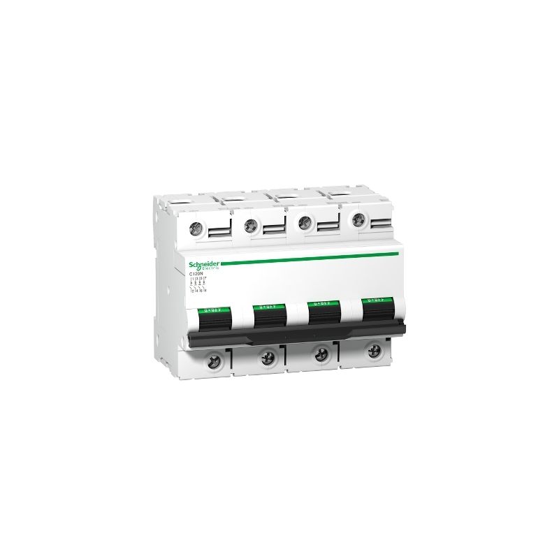 

C120N 4P 100A C 10000A 415V MINIATURE CI A9N18374 - Schneider Electric