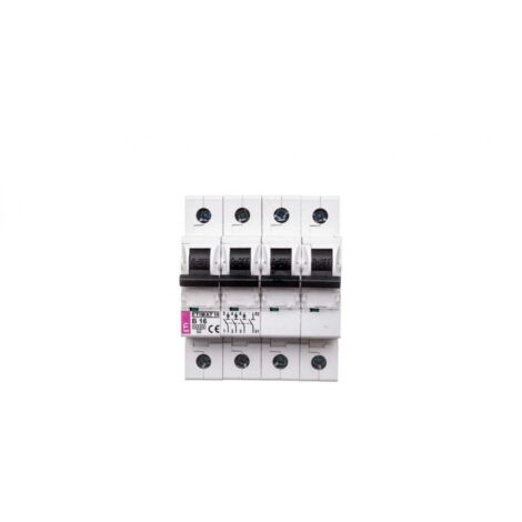 Interruptor automático de sobrecorriente 3PN B 16A 10kA CA ETIMAT10 02126716