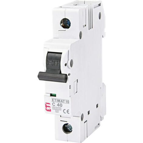 Interruptor automático de sobrecorriente ETIMAT 10 1p C40